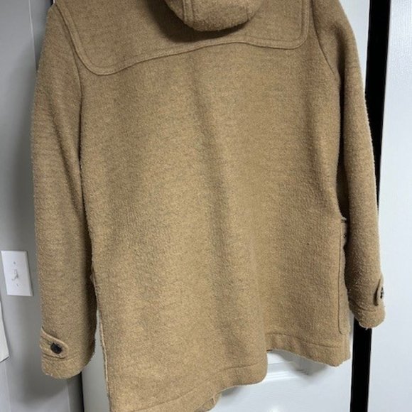 Gap Wool Blend Tan Duffle Coat with Toggle Buttons-UNLINED - Picture 2 of 8